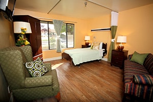 A private room at the Pine Creek facility